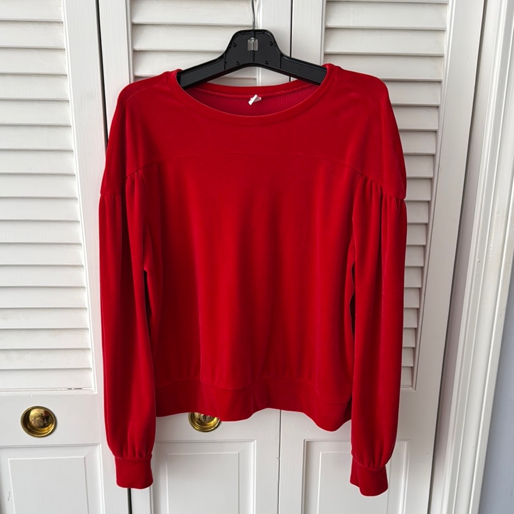 BP Red Women's Jersey Top